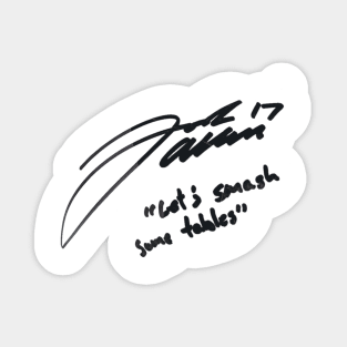 Lets Smash Some Tables - Josh Allen Signature Sticker